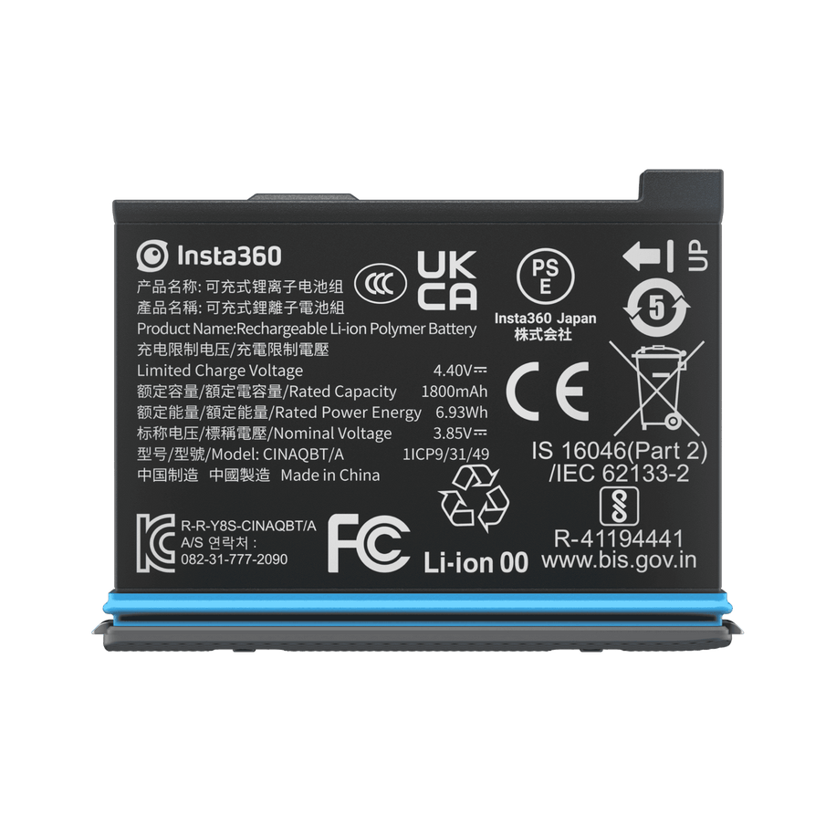 insta360 x3 battery rechargeable