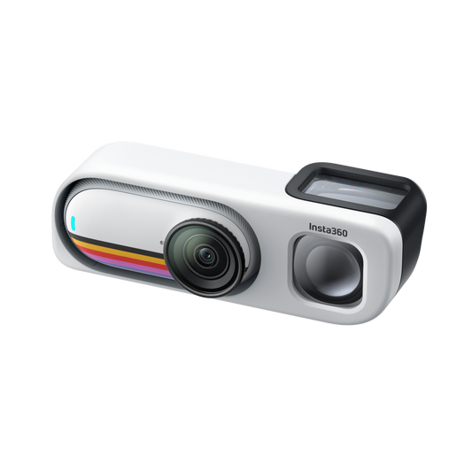 Insta360 GO 3S Retro Bundle (Special Edition) — Canvas White — camera lifestyle