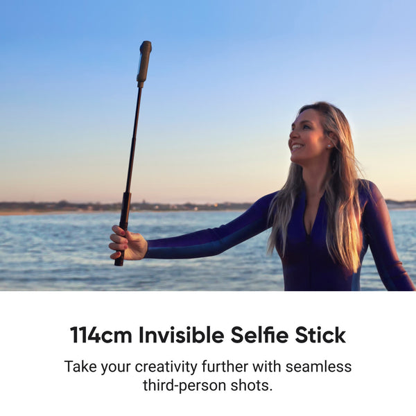 Insta360 Bat de Selfie Invizibil 114 cm (Classic Black, model nou)
