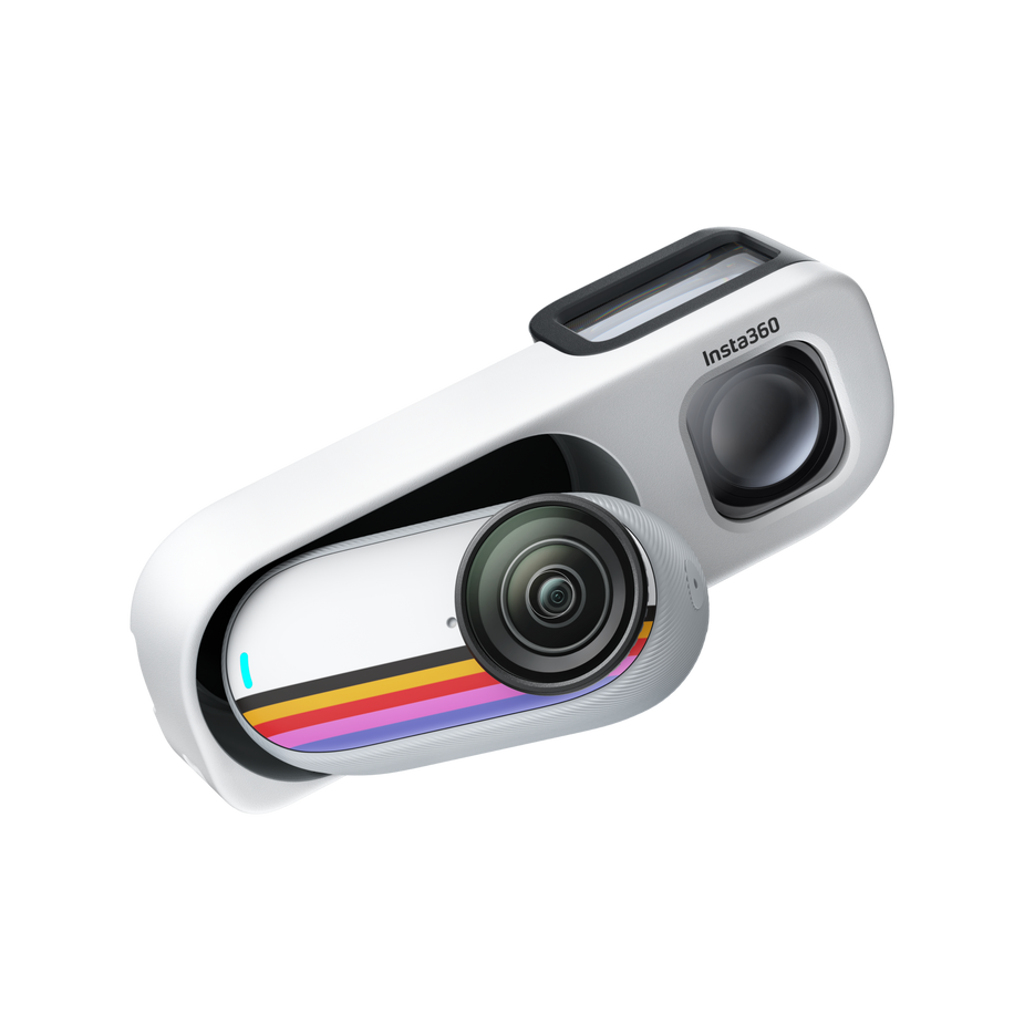 Insta360 GO 3S Retro Bundle (Special Edition) — Canvas White — camera detaliu