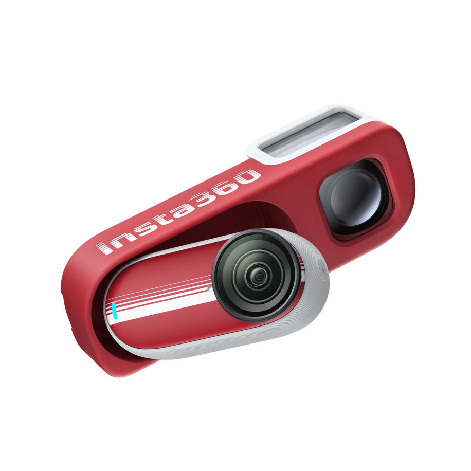 Insta360 GO 3S Retro Bundle (Special Edition) — Classic Red — camera detaliu