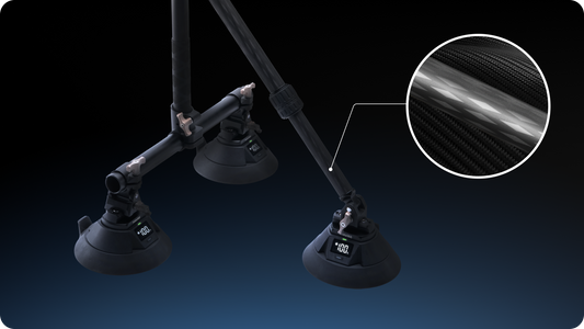 Insta360 Montura Auto — detaliu ventuze
