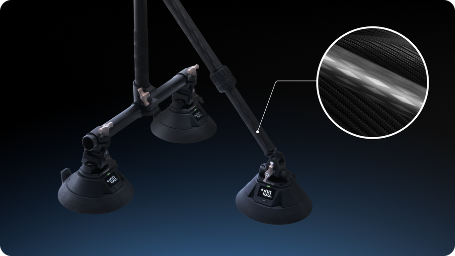 Insta360 Montura Auto — detaliu ventuze