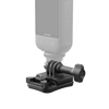 insta360 adhesive mount kit — Mount with camera attached, vertical