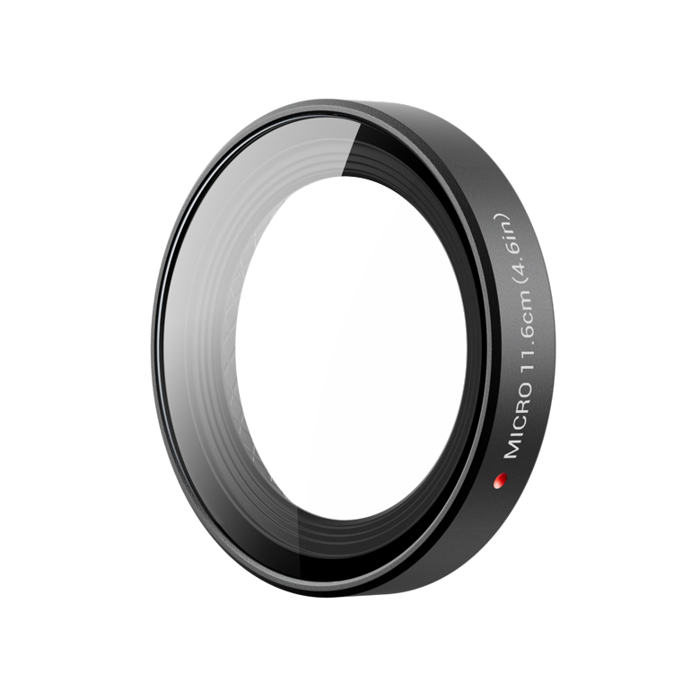 Insta360 GO Ultra Micro Lens Kit — Micro 11.6cm (4.6in) lens render