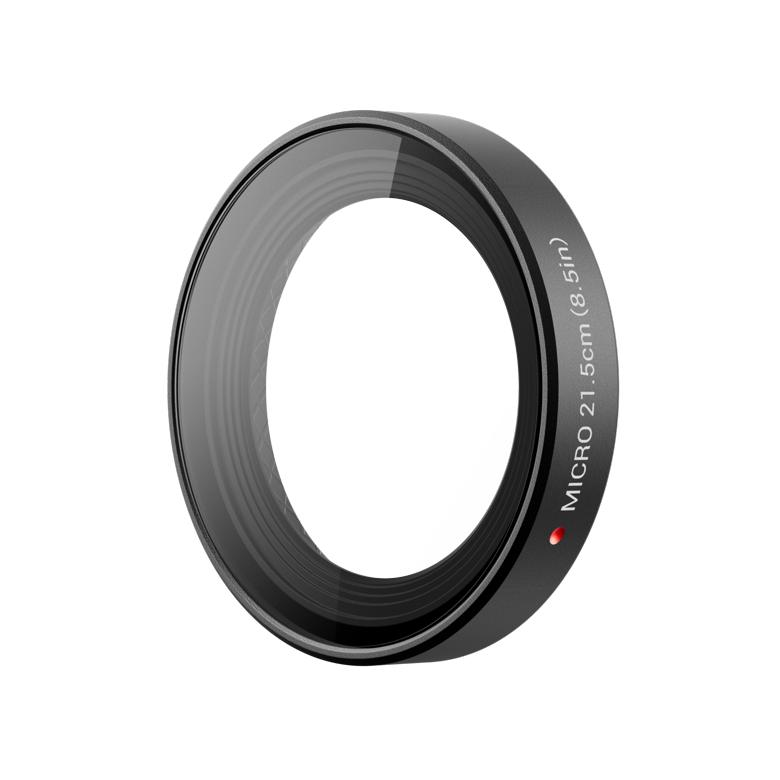Insta360 GO Ultra Micro Lens Kit — Micro 21.5cm (8.5in) lens render
