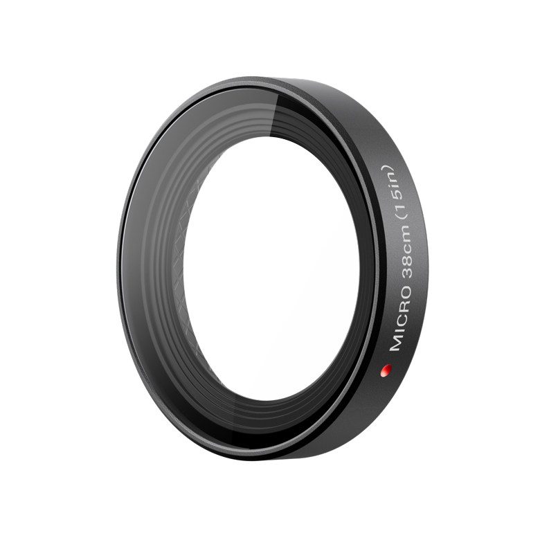 Insta360 GO Ultra Micro Lens Kit — Micro 38cm (15in) lens render