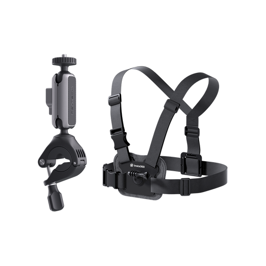 Insta360 Bike Bundle — Hero: handlebar mount + chest strap