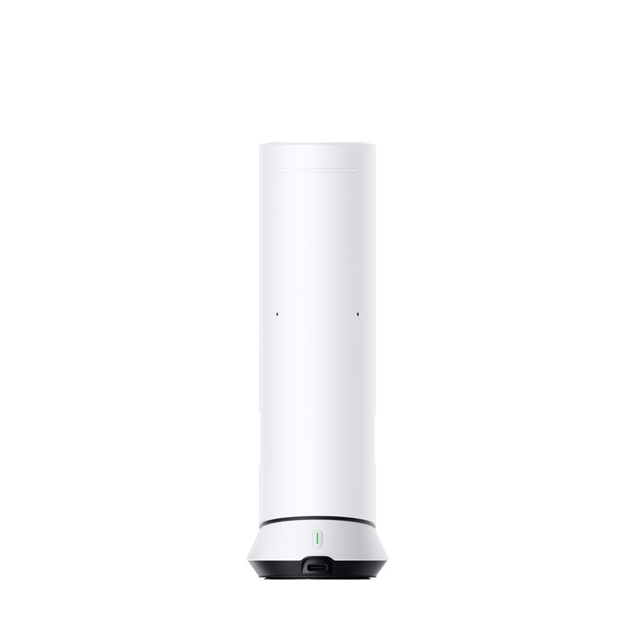 insta360 wave — White rear, USB-C port on base