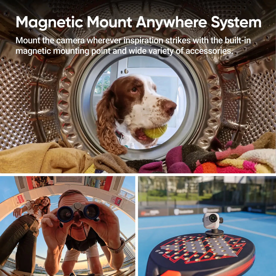 Insta360 GO Ultra — Magnetic Mount Anywhere System