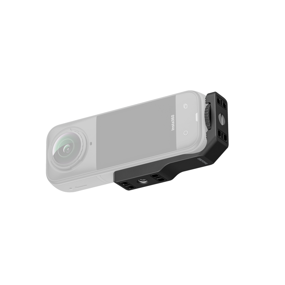 Insta360 Vertical-Horizontal Mount X4/X5 — L-bracket vedere frontala