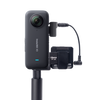 suport prindere insta360 x3 x2 cold shoe — X3 with RODE Wireless GO receiver mounted