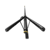 Insta360 2-in-1 Selfie Stick + Throwpod — Underside view of unfolded tripod legs