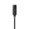 Insta360 2-in-1 Selfie Stick + Throwpod — X5 camera mounted on the stick