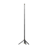 Insta360 2-in-1 Selfie Stick + Throwpod — Hero render, fully extended with tripod legs