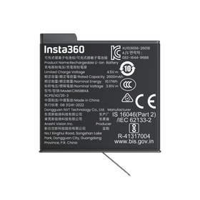 Insta360 X6 Xtreme Battery – Baterie 2600 mAh pentru Insta360 X6