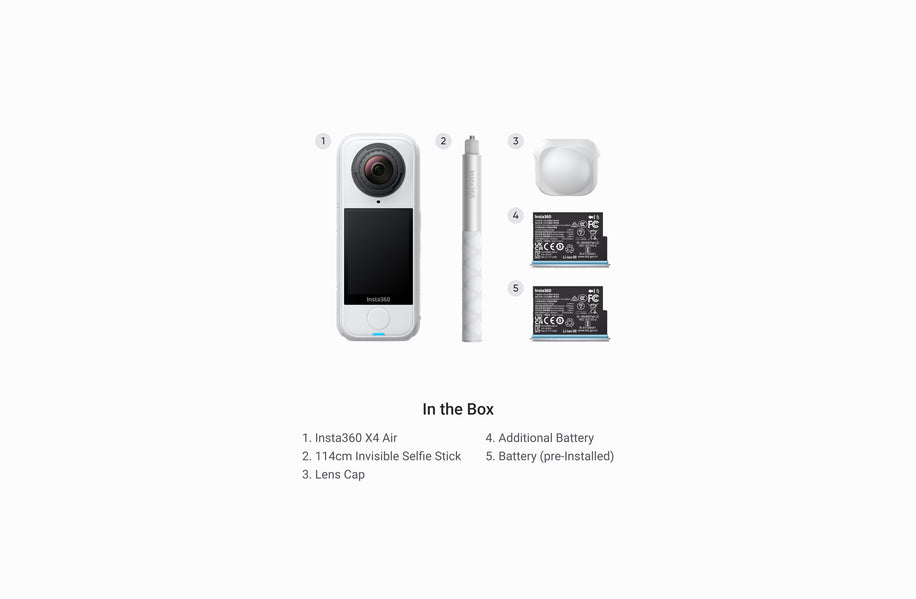Insta360 X4 Air Arctic White — image 1