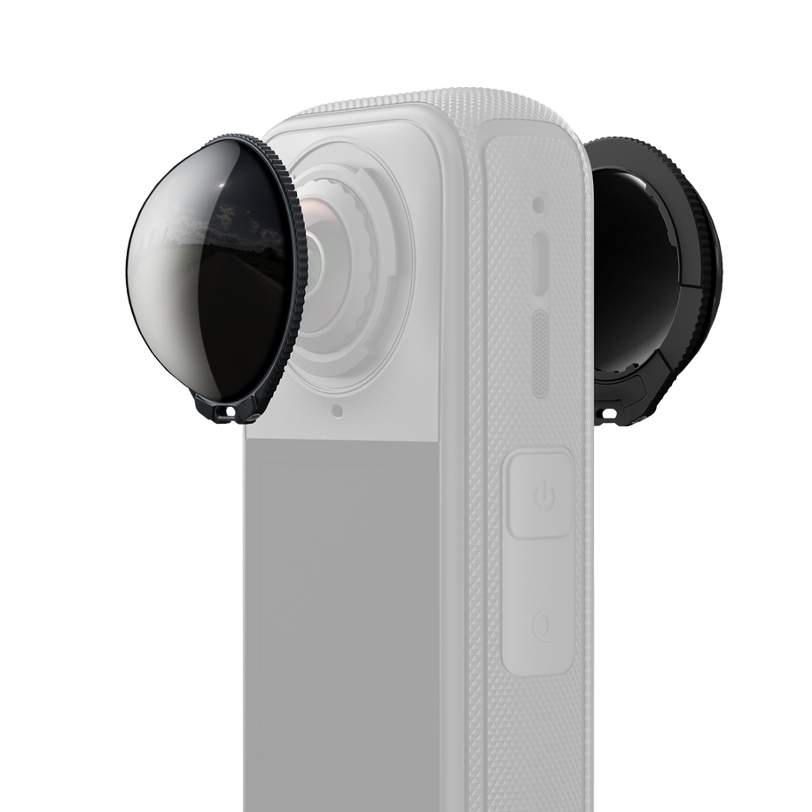 Insta360 X4 Air ND32 Filter — Hero: two ND filters on X4 Air