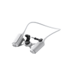 Insta360 FOMO Power Neck Mount — Angled render showing mount screw and battery pods