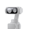 Insta360 Luna Ultra Black Mist Filter — Filter mounted on ghosted gimbal head
