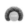 Insta360 Mic Pro Windshield (Large) — Protecție Vânt — Hero render of furry windshield