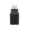 Insta360 Mic Pro Adaptor Telefon (Lightning) — Rear view showing pogo contact pins