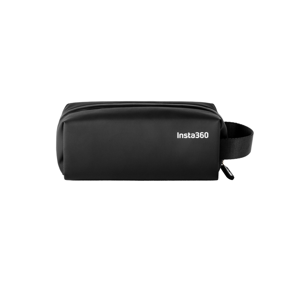 Insta360 Carry Bag — Geantă de Transport — Hero render, black bag front view