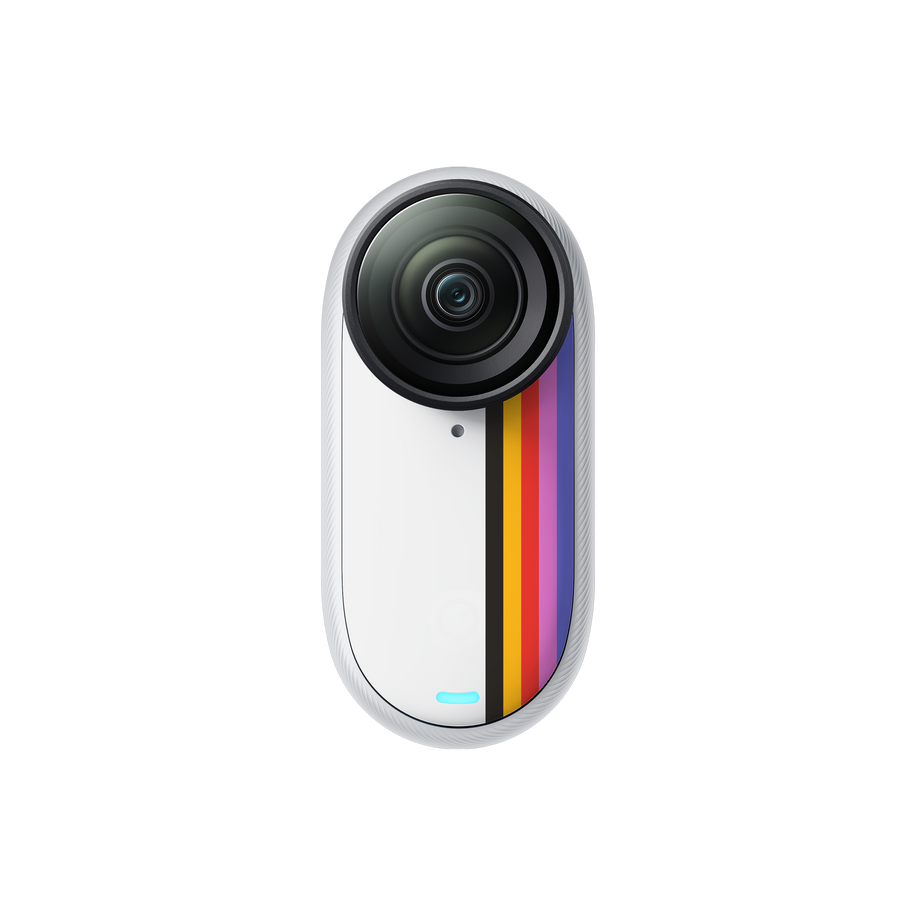 Insta360 GO 3S Retro Bundle (Special Edition) — Canvas White — NFC custom skin