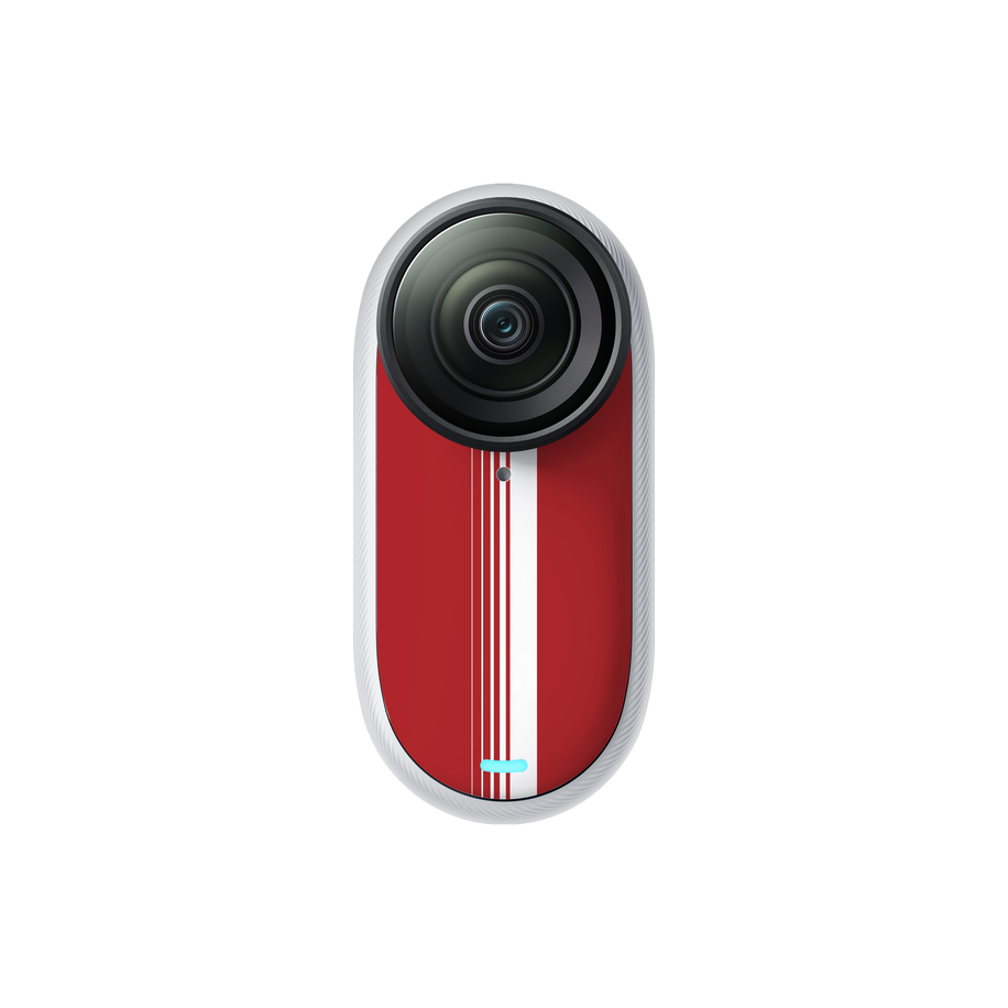 Insta360 GO 3S Retro Bundle (Special Edition) — Classic Red — NFC custom skin