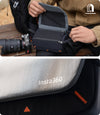 Insta360 Everyday Organizer — Magnetic buckle opening and fabric close-up