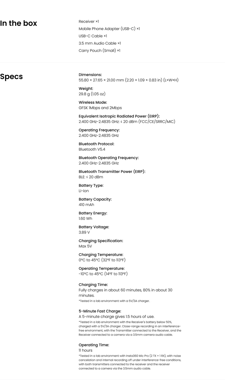 Mic Pro Receiver — image 10