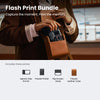Insta360 Ace Pro 2 Flash Print Bundle — hero cu geanta piele si Pocket Printer