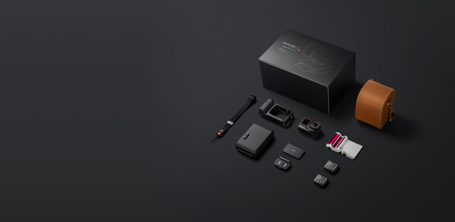 Insta360 Ace Pro 2 Flash Print Bundle — Pocket Printer si accesorii in cutie
