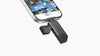 Antigravity Quick Reader — Angled view connected to phone