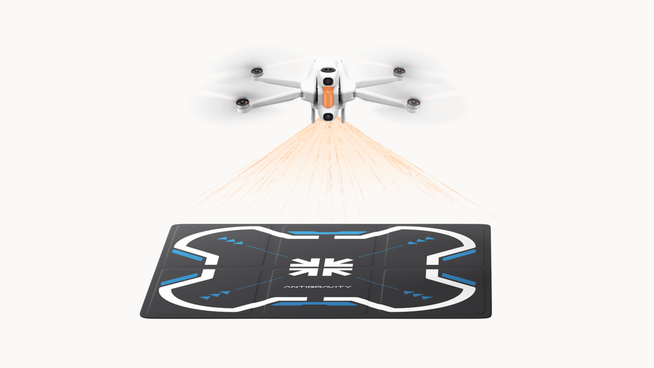 Antigravity A1 Landing Pad — A1 drone auto-detecting pad while landing