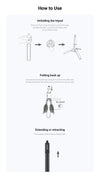 Selfie stick pliabil 2-în-1 cu trepied Insta360 — imagine 6