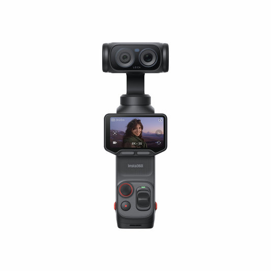 Insta360 Luna Ultra Cosmic Black — vedere frontală
