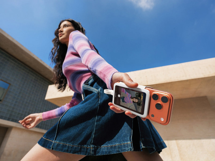 Insta360 Snap Selfie Screen — selfie cu 2 persoane
