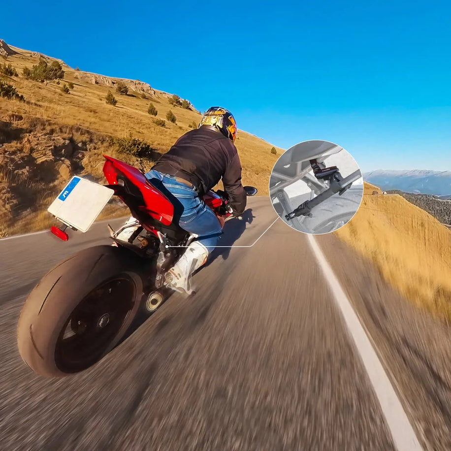 Motorcycle Selfie Stick Support Clamp — vedere principală