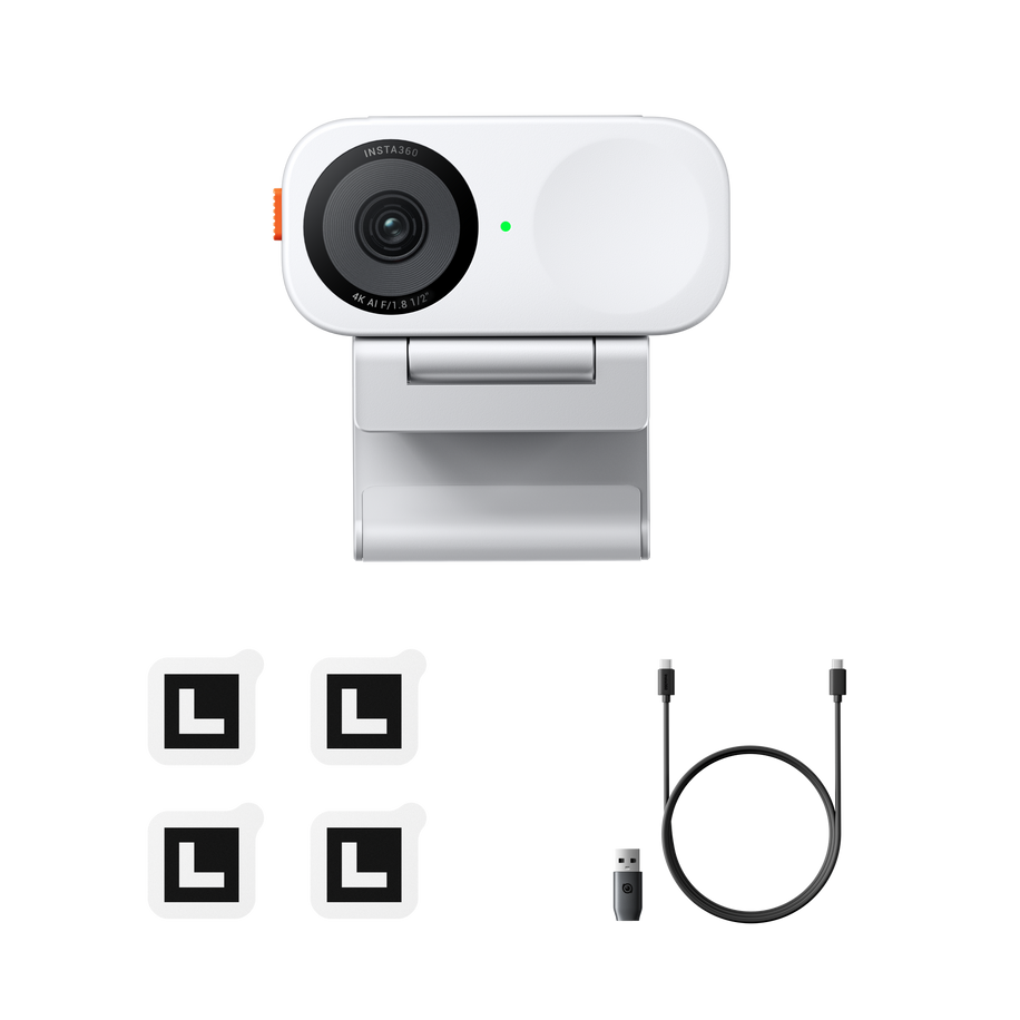 Insta360 Link 2C Arctic White — conținut pachet