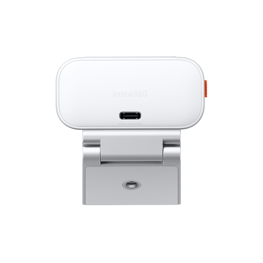 Insta360 Link 2C Arctic White — port USB-C spate